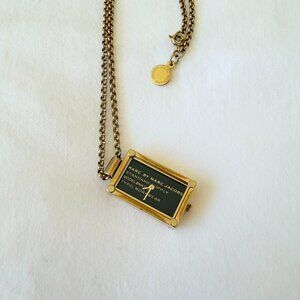 Marc By Marc Jacobs Gold Chain Watch Pendant